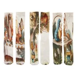 Elope Alice In Wonderland 3-Pack Crew Sock 9 Elope Alice In Wonderland 3-Pack Crew Sock -wizard of oz costume shop alice in wonderland crew sock 3 pack alt 4