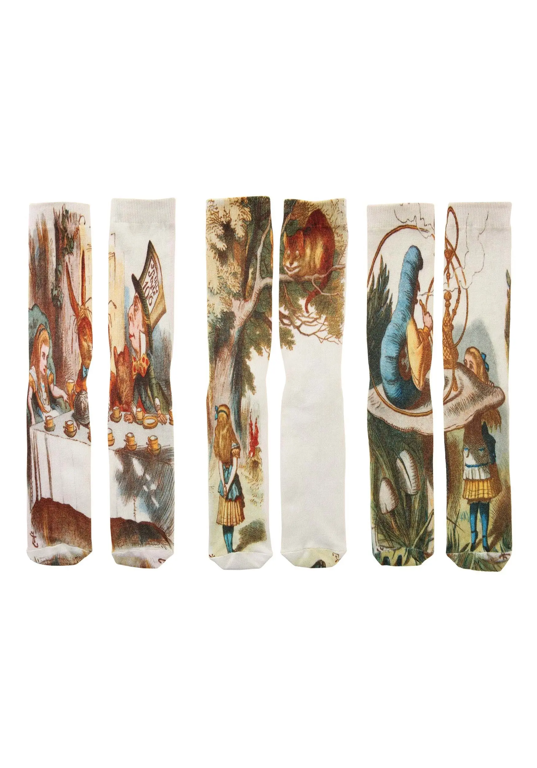 Elope Alice In Wonderland 3-Pack Crew Sock 5 Elope Alice In Wonderland 3-Pack Crew Sock - Image 5