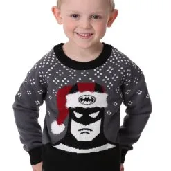 Shenzen Amilla Batman Holiday Hat Kids Ugly Christmas Sweater -wizard of oz costume shop batman holiday hat kids ugly christmas sweater4