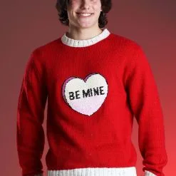BigWan Apparel Co. Be Mine Valentine's Day Adult Sweater -wizard of oz costume shop be mine valentines day sweater alt 2