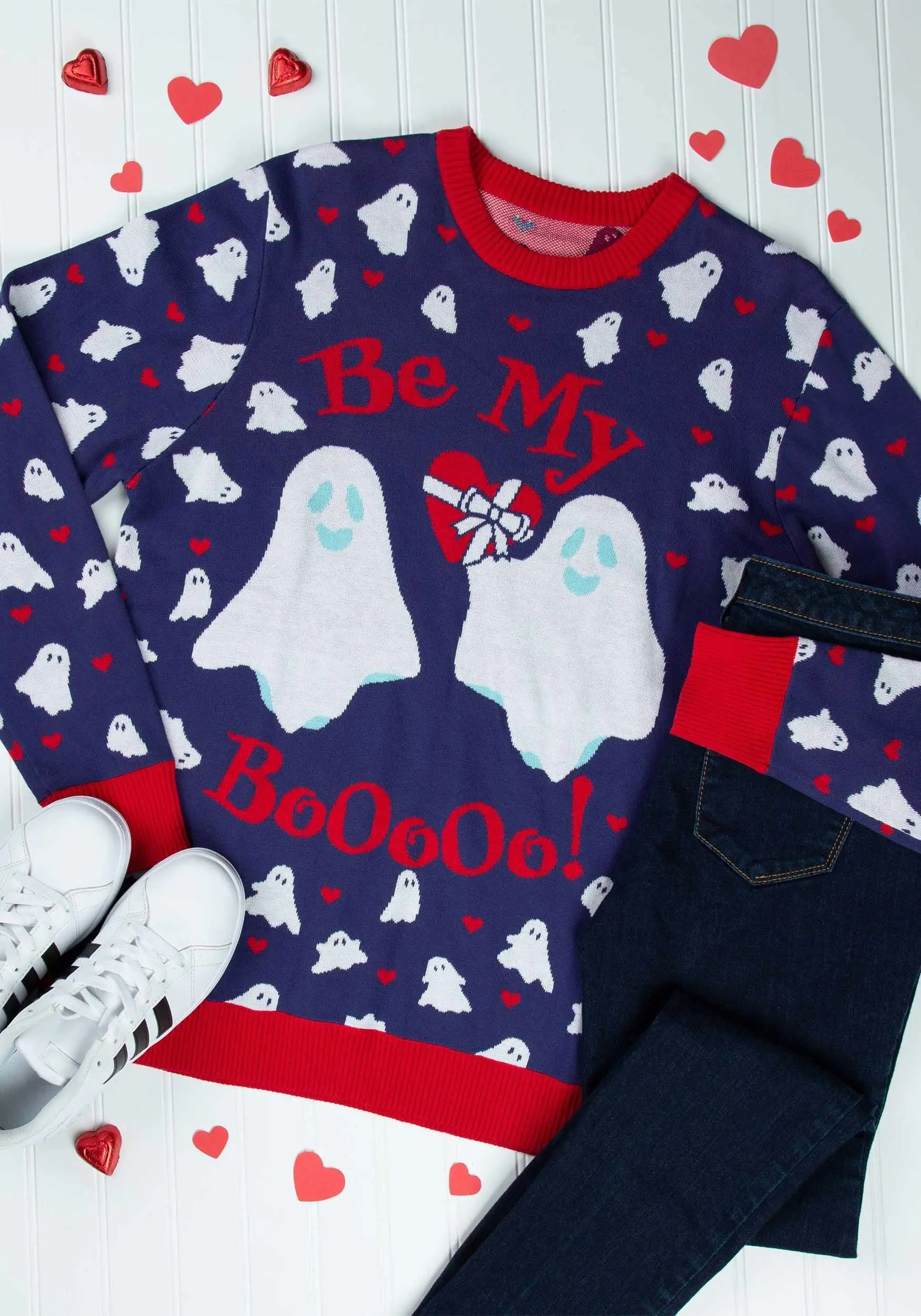 BigWan Apparel Co. Be My Boo Valentine's Day Adult Sweater 11 BigWan Apparel Co. Be My Boo Valentine's Day Adult Sweater - Image 11