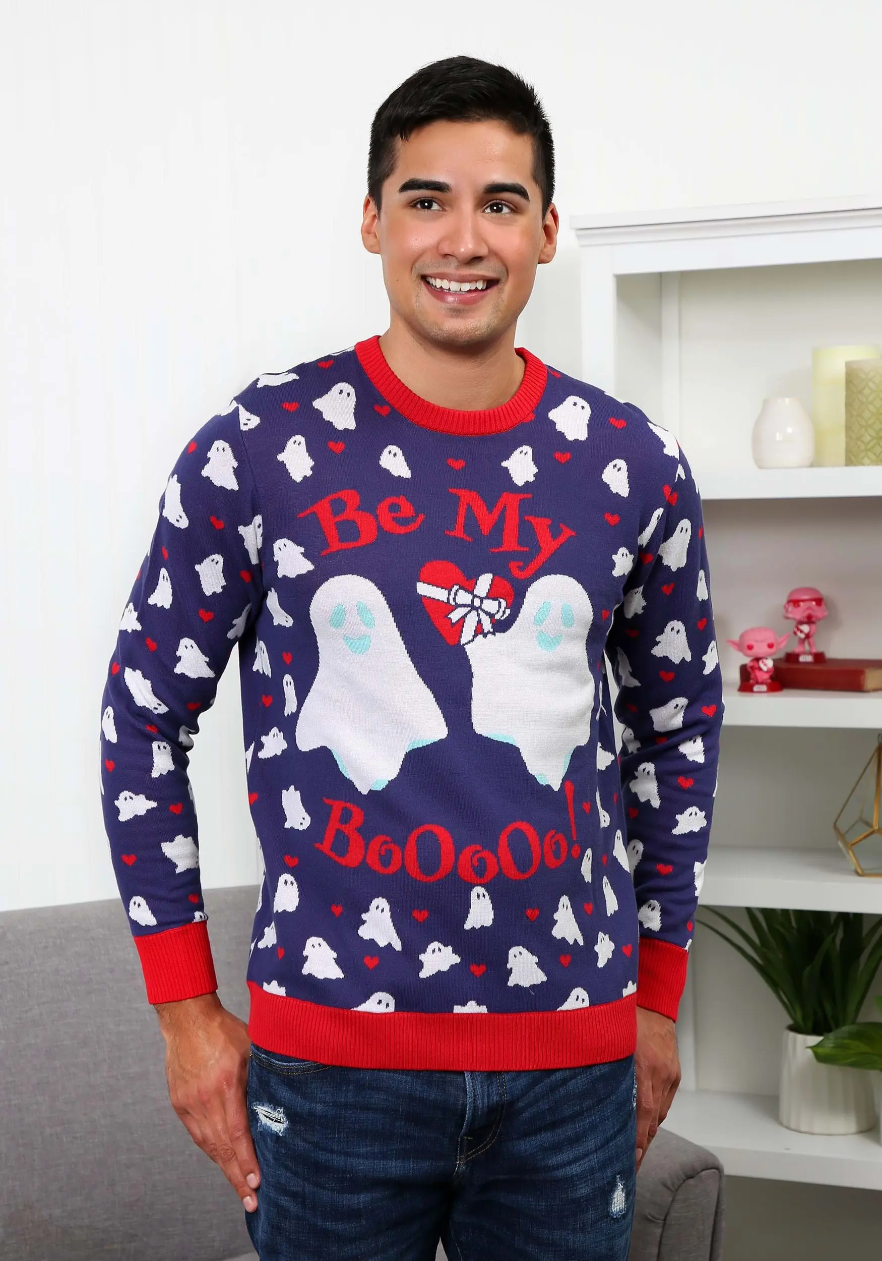 BigWan Apparel Co. Be My Boo Valentine's Day Adult Sweater 5 BigWan Apparel Co. Be My Boo Valentine's Day Adult Sweater - Image 5