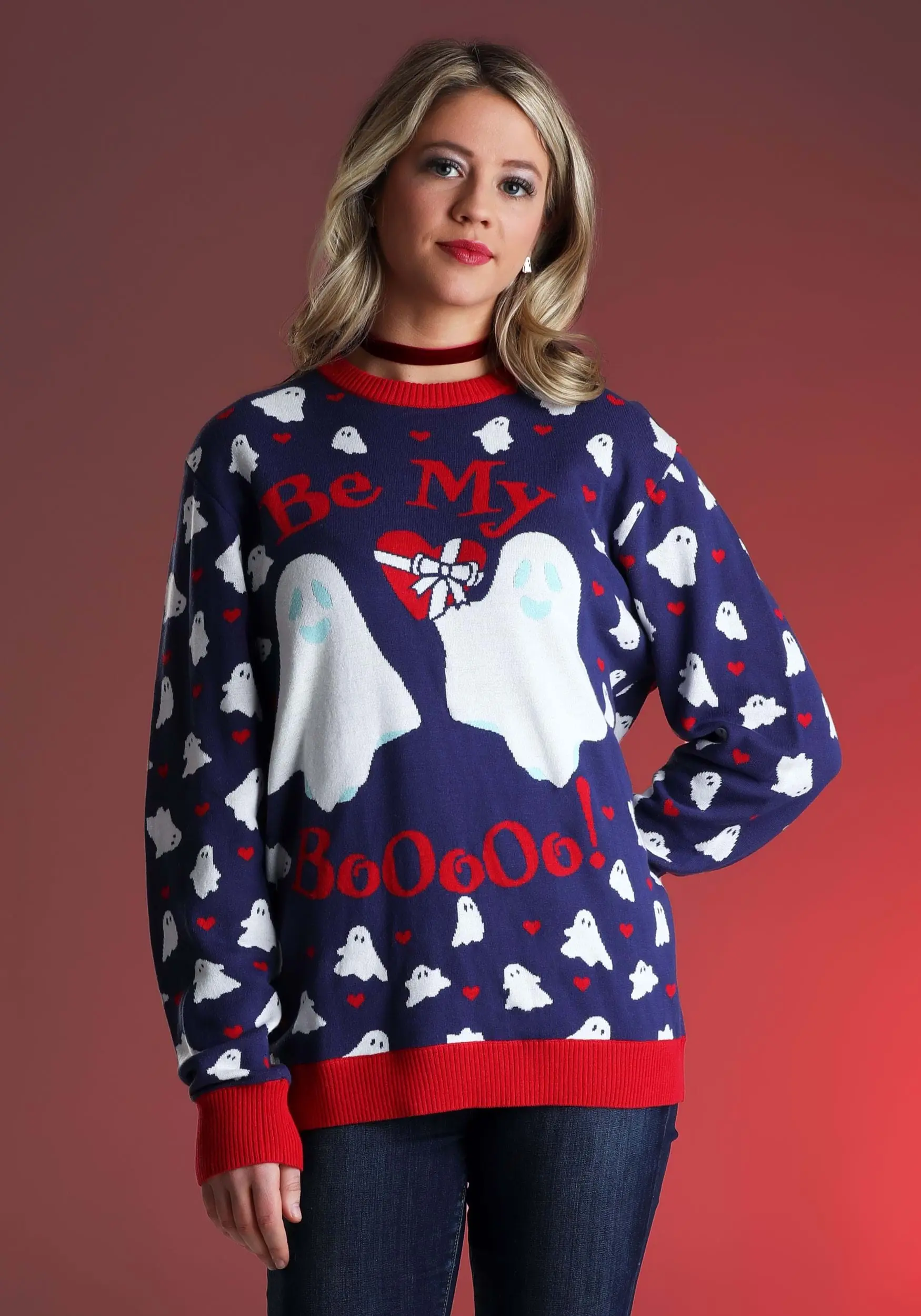 BigWan Apparel Co. Be My Boo Valentine's Day Adult Sweater 1 BigWan Apparel Co. Be My Boo Valentine's Day Adult Sweater