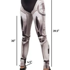 Elope Bionic Printed Leggings -wizard of oz costume shop bionic leggings one size alt 4