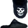 Strange Cvlt Black Furry Women's Misfits Slipper