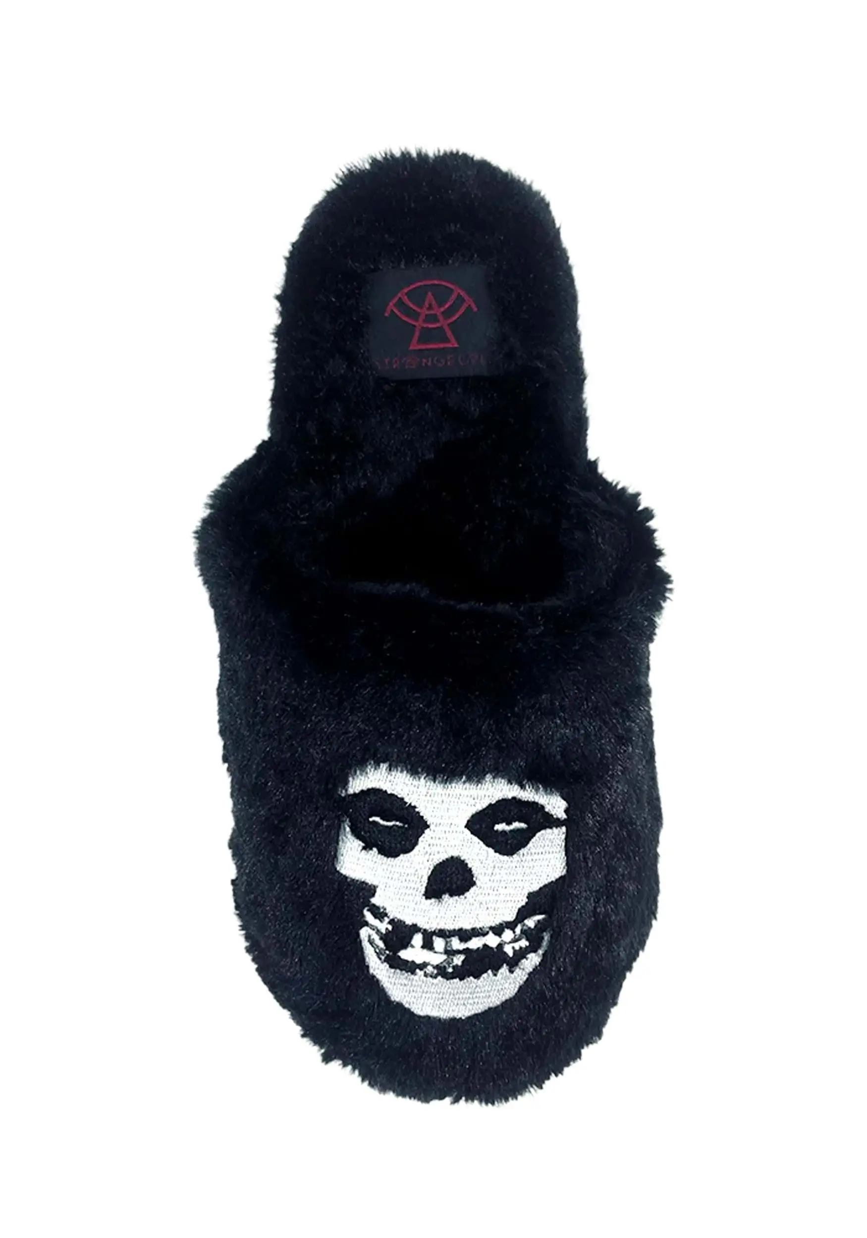 Strange Cvlt Black Furry Women's Misfits Slipper 2 Strange Cvlt Black Furry Women's Misfits Slipper - Image 2