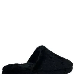 Strange Cvlt Black Furry Women's Misfits Slipper 5 Strange Cvlt Black Furry Women's Misfits Slipper -wizard of oz costume shop black furry misfits slipper alt 2