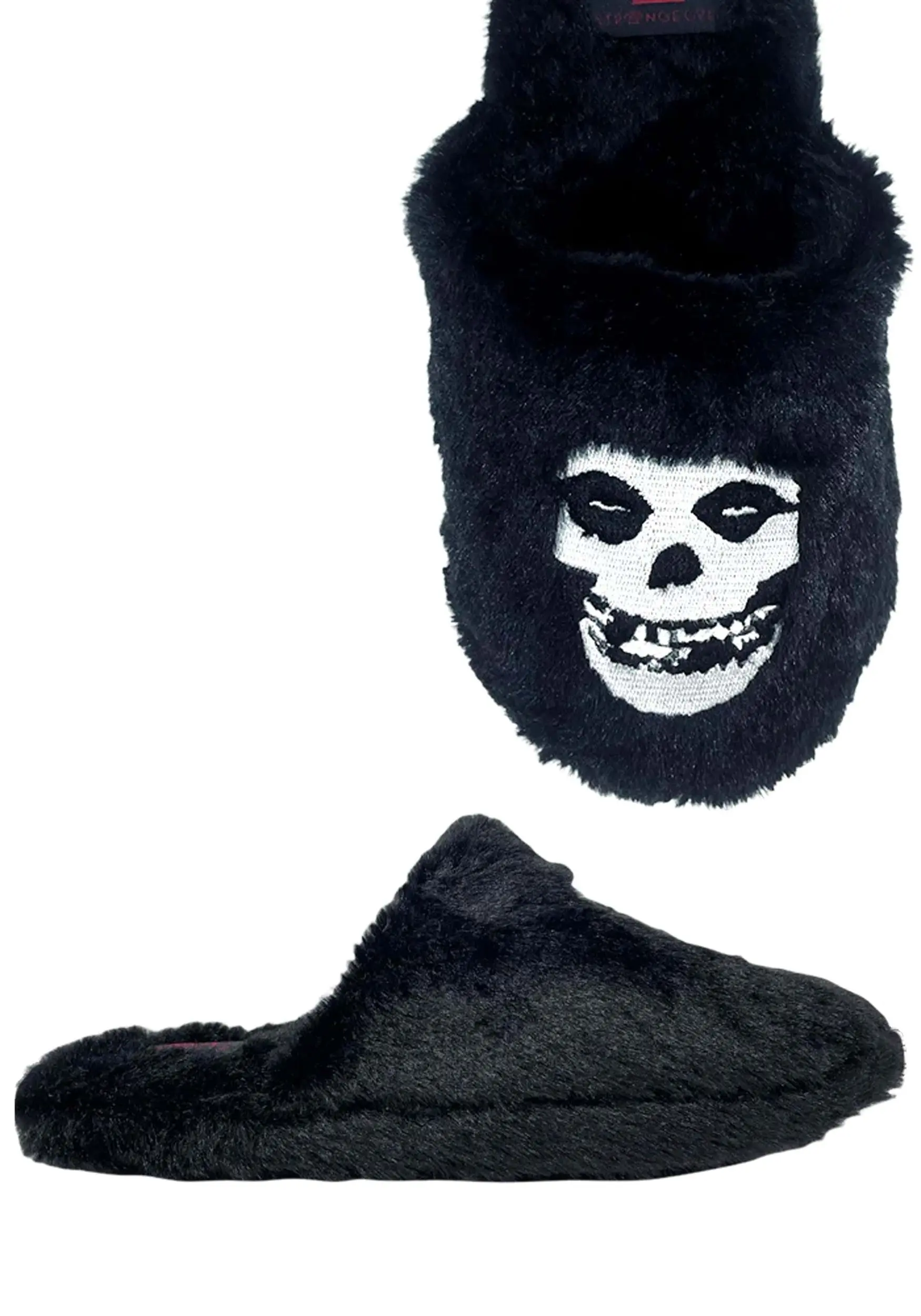 Strange Cvlt Black Furry Women's Misfits Slipper 1 Strange Cvlt Black Furry Women's Misfits Slipper