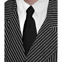 Fun Costumes Black Gangster Tie