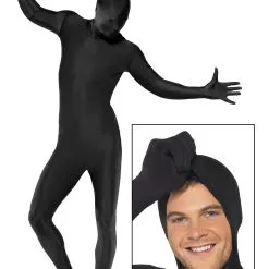 Smiffys Black Second Skin Suit Costume