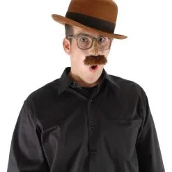 Elope Bowler Brown Hat