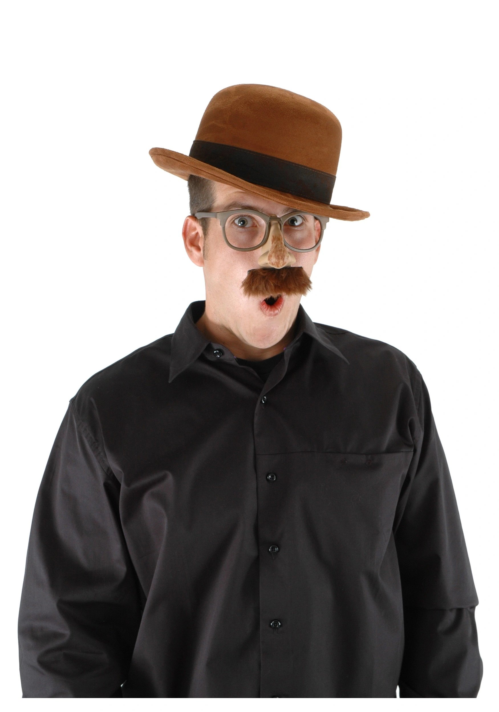 Elope Bowler Brown Hat 1 Elope Bowler Brown Hat