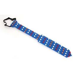 Elope Bricky Blocks | Plastic Brick Necktie Blue 5 Elope Bricky Blocks | Plastic Brick Necktie Blue -wizard of oz costume shop bricky blocks necktie blue alt 2