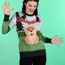 BigWan Apparel Co. Adult Caddyshack Ugly Sweater -wizard of oz costume shop caddyshack ugly sweater alt 6