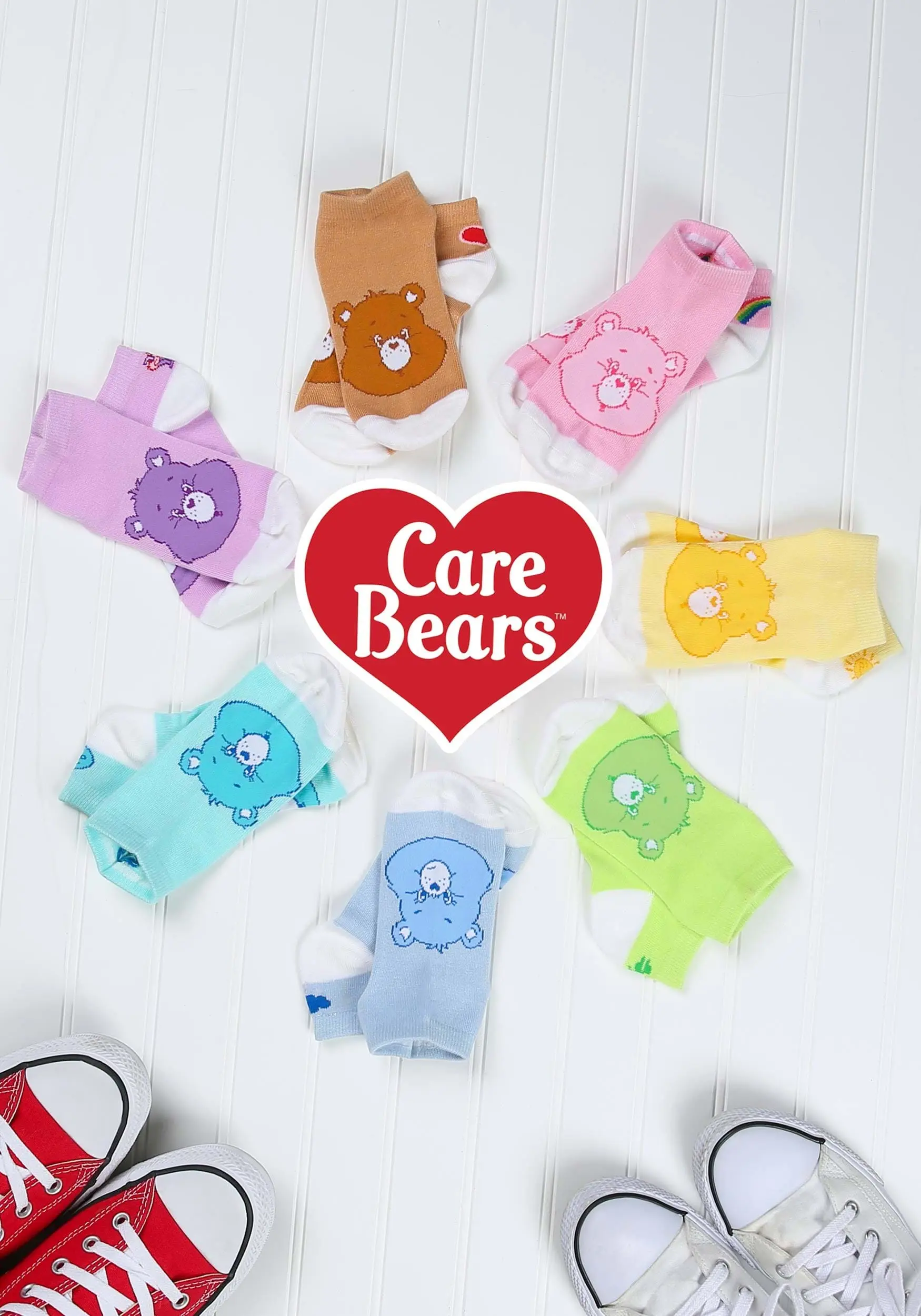 Elope Faces Care Bears Sock Pack 1 Elope Faces Care Bears Sock Pack