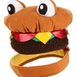 Elope Soft Cheeseburger Jawesome Costume Hat -wizard of oz costume shop cheeseburger jawesome hat alt 4