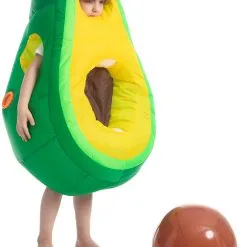 Joyin Inflatable Avocado Kid's Costume 9 Joyin Inflatable Avocado Kid's Costume -wizard of oz costume shop child inflatable avocado costume alt 4