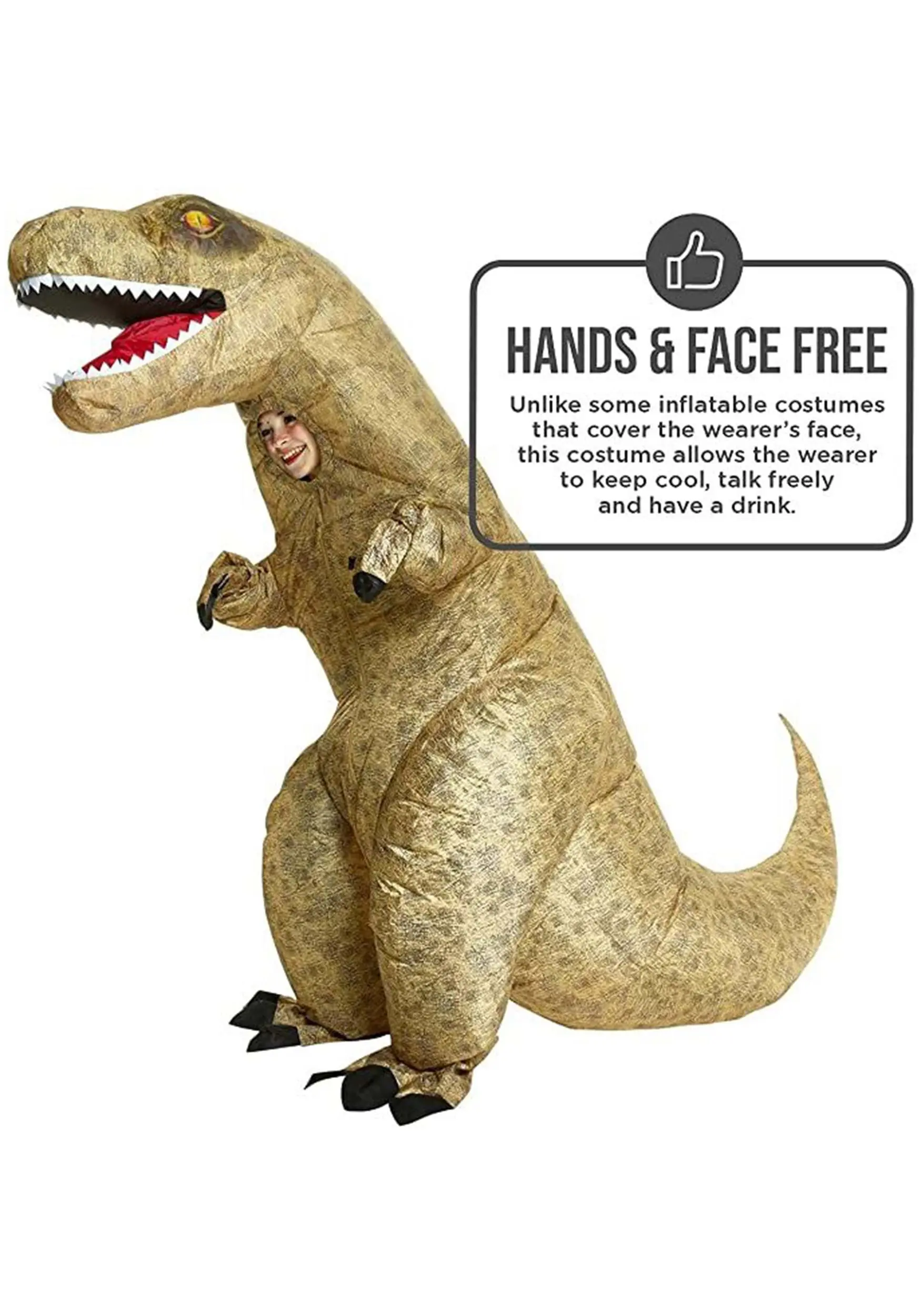 Morphsuits Inflatable Kid's Dinosaur Costume 3 Morphsuits Inflatable Kid's Dinosaur Costume - Image 3