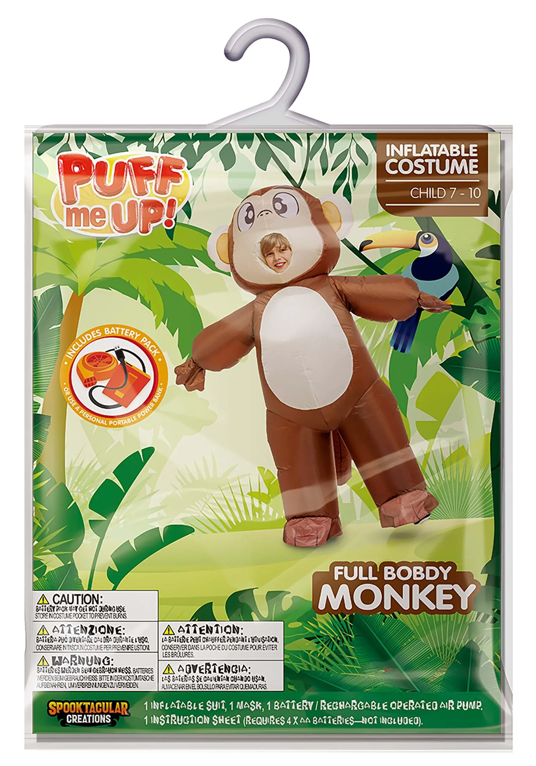 Joyin Inflatable Monkey Kid's Costume 7 Joyin Inflatable Monkey Kid's Costume - Image 7