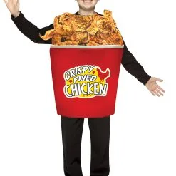 Morris Costumes Bucket Of Fried Chicken Costume For Kids