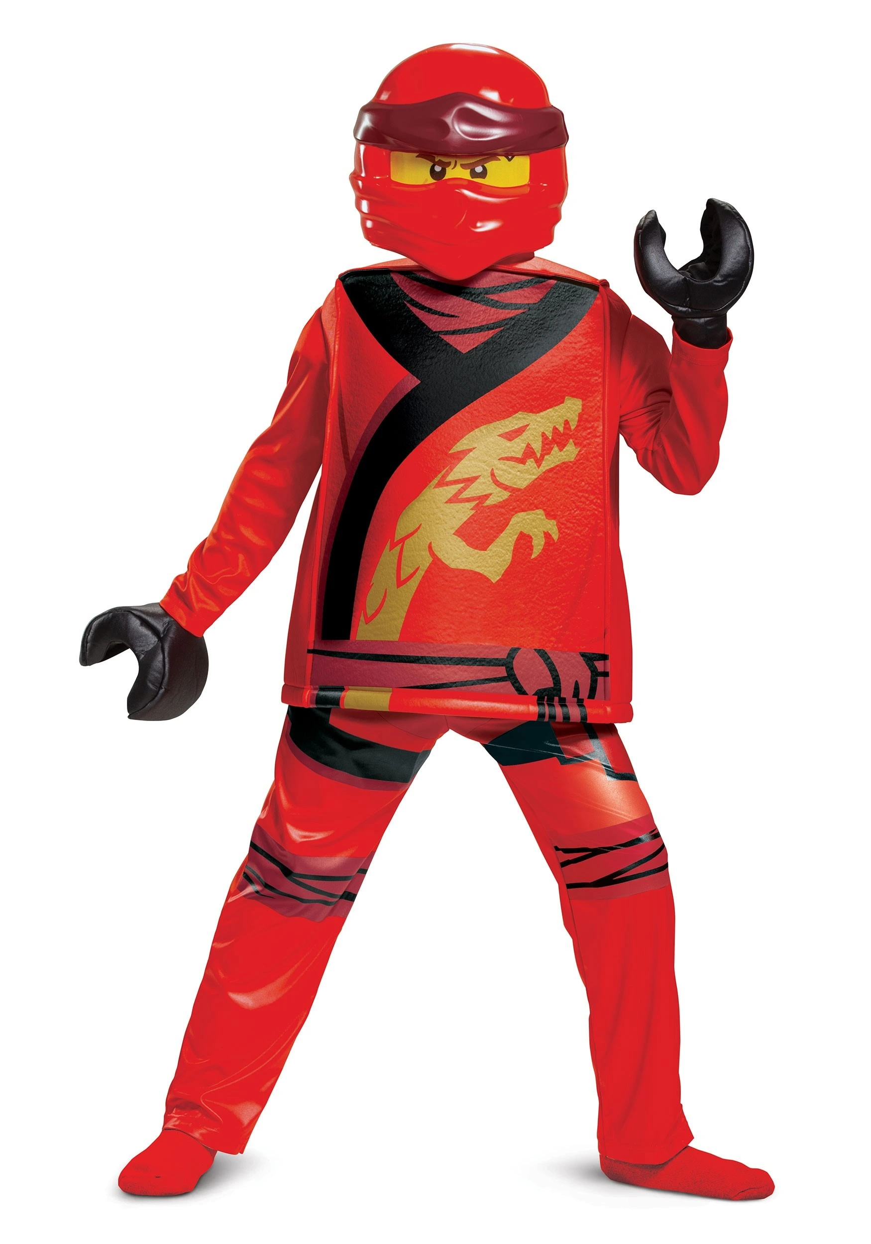Disguise Lego Ninjago Kai Legacy Deluxe Costume For Kids 1 Disguise Lego Ninjago Kai Legacy Deluxe Costume For Kids