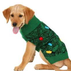 BigWan Apparel Co. Christmas Tree Sweater For Dogs -wizard of oz costume shop christmas tree dog sweater alt 4