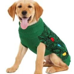 BigWan Apparel Co. Christmas Tree Sweater For Dogs -wizard of oz costume shop christmas tree dog sweater alt 5