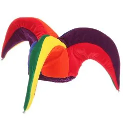 Elope Court Jester Multicolor Soft Hat 7 Elope Court Jester Multicolor Soft Hat -wizard of oz costume shop court jester multicolor soft hat alt 3 update