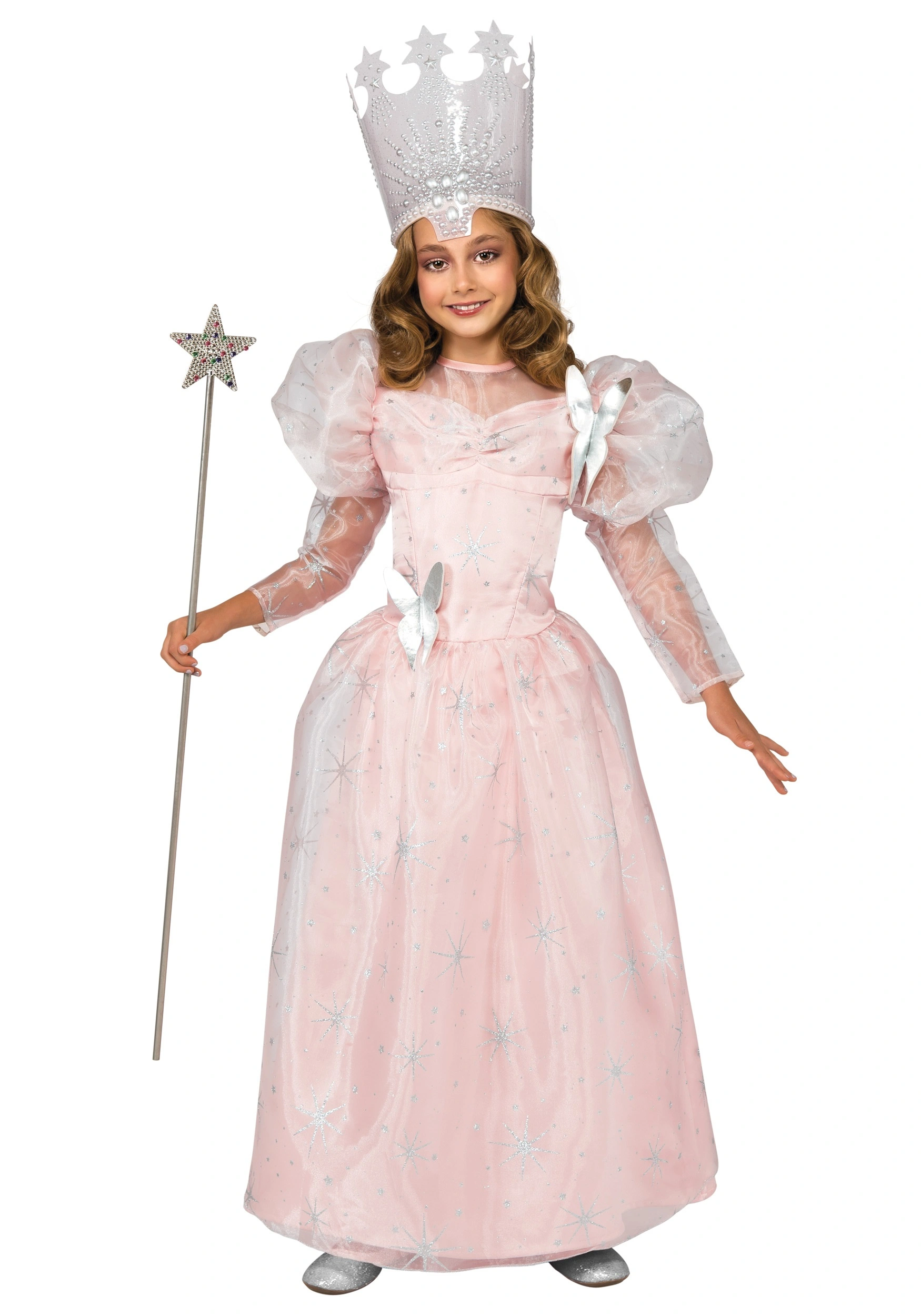 Rubies Costume Co. Inc Deluxe Kid's Glinda The Good Witch Costume 1 Rubies Costume Co. Inc Deluxe Kid's Glinda The Good Witch Costume