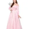 Fun Costumes Women's Deluxe Pink Witch Dress Costume