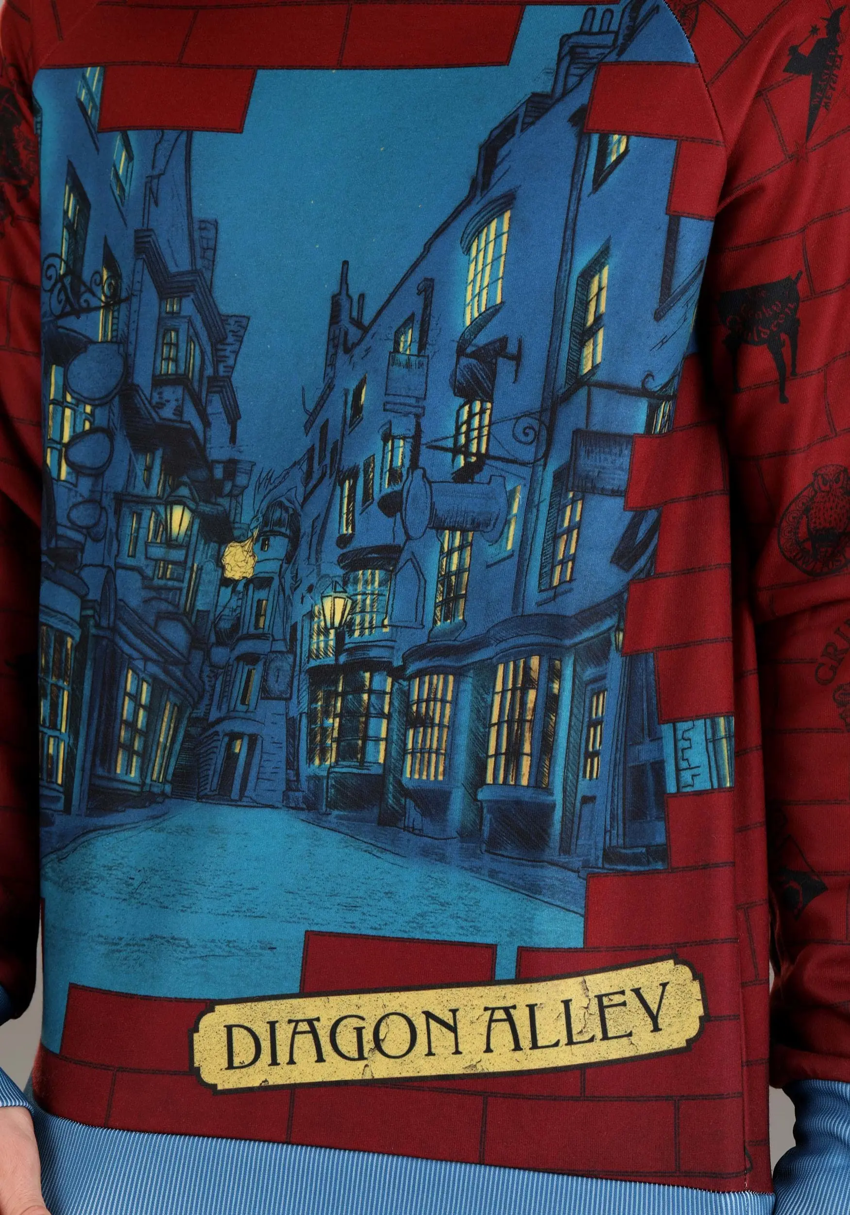 BigWan Apparel Co. Diagon Alley Harry Potter Unisex Sweater For Adults 5 BigWan Apparel Co. Diagon Alley Harry Potter Unisex Sweater For Adults - Image 5