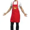 Morris Costumes Dirty Hot Dog Red Apron