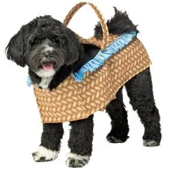 Rasta Imposta Doggie In A Basket Dog Costume