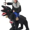 Morphsuits Adult Evil 3-Headed Dog Ride On Inflatable Costume