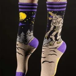 FootClothes Evil Werewolf Socks 6 FootClothes Evil Werewolf Socks -wizard of oz costume shop evil af werewolf socks alt 2