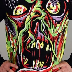 BigWan Apparel Co. Face The Monster Adult Halloween Sweater -wizard of oz costume shop face the monster halloween sweater for adults alt 7