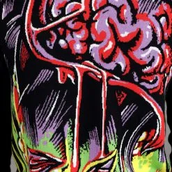 BigWan Apparel Co. Face The Monster Adult Halloween Sweater -wizard of oz costume shop face the monster halloween sweater for adults alt 9