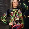 BigWan Apparel Co. Face The Monster Adult Halloween Sweater