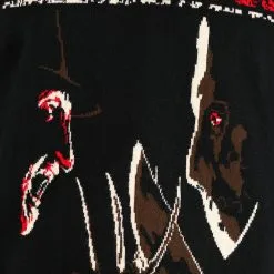 Shenzen Amilla Adult Freddy Vs Jason Halloween Sweater -wizard of oz costume shop freddy vs jason adult halloween sweater alt7
