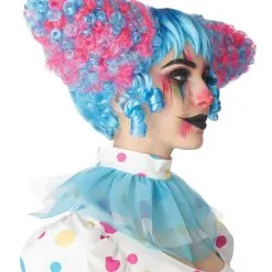 California Costume Collection Cotton Candy Clown Funhouse Wig 5 California Costume Collection Cotton Candy Clown Funhouse Wig -wizard of oz costume shop funhouse clown cotton candy wig alt 1