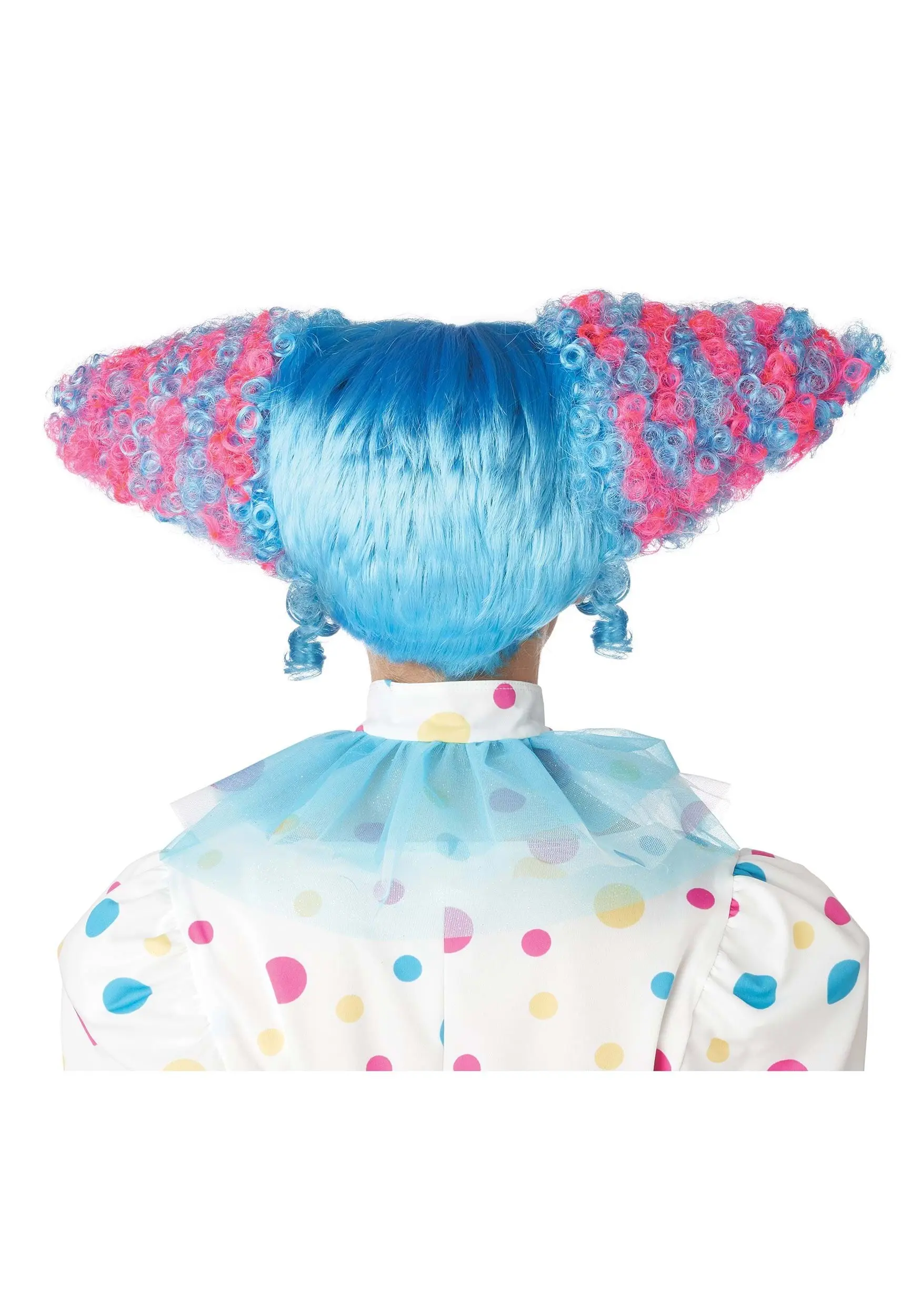 California Costume Collection Cotton Candy Clown Funhouse Wig 2 California Costume Collection Cotton Candy Clown Funhouse Wig - Image 2