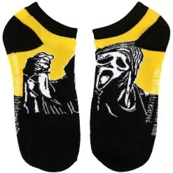 Bioworld Merchandising / Independent Sales Scream Ghost Face 5 Pack Ankle Socks -wizard of oz costume shop ghostface icons 5 pair ankle sock alt 2