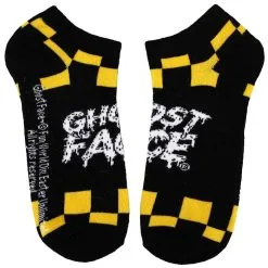 Bioworld Merchandising / Independent Sales Scream Ghost Face 5 Pack Ankle Socks -wizard of oz costume shop ghostface icons 5 pair ankle sock alt 3
