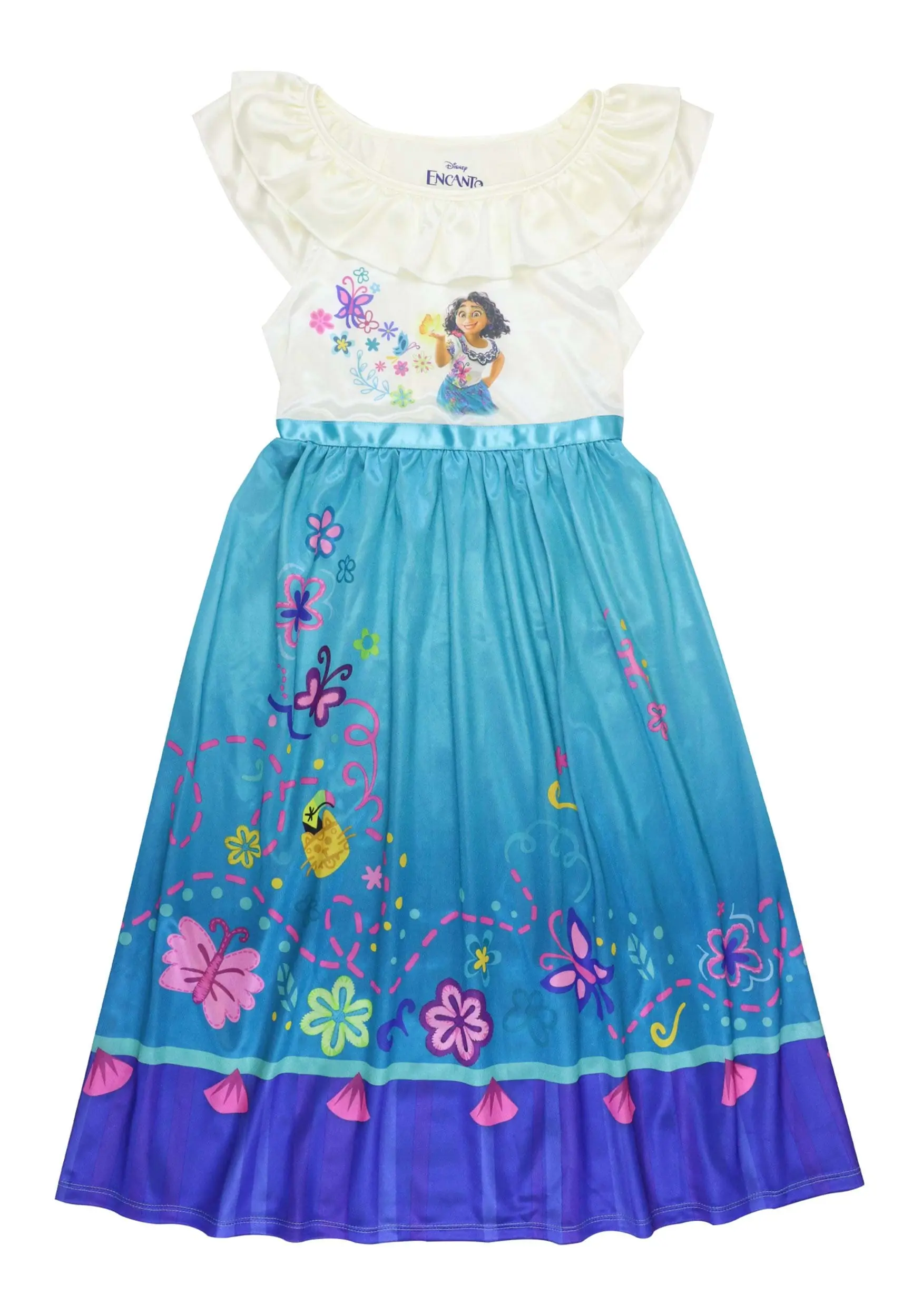 AME Sleepwear Disney Encanto Garden Nightgown For Girls 1 AME Sleepwear Disney Encanto Garden Nightgown For Girls
