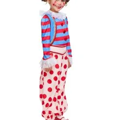 Seeing Red Vintage Clown Costume For Girls -wizard of oz costume shop girls vintage clown costume alt 2