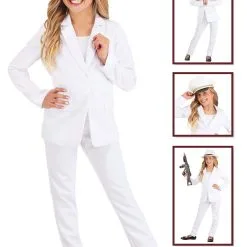 Fun Costumes Girl's Suit - White