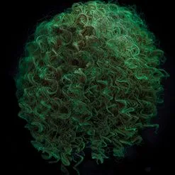 California Costume Collection Bright Red Glow In The Dark Curly Clown Wig 9 California Costume Collection Bright Red Glow In The Dark Curly Clown Wig -wizard of oz costume shop glow in the dark bright red curly clown wig alt 4