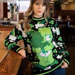 BigWan Apparel Co. St Patrick's Day Care Bears Good Luck Bear Sweater