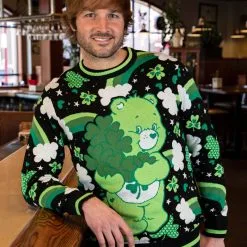 BigWan Apparel Co. St Patrick's Day Care Bears Good Luck Bear Sweater -wizard of oz costume shop good luck bear st patricks day sweater alt 5