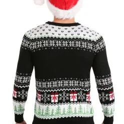 Shenzen Amilla Gremlins Gizmo Claus Adult Ugly Christmas Sweater -wizard of oz costume shop gremlins gizmo claus ugly christmas sweater alt2